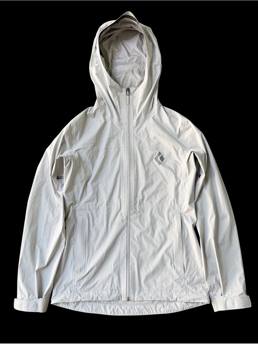 Black Diamond Stormline Stretch Rain Shell - Women's XS Light Grey Hooded Jacket